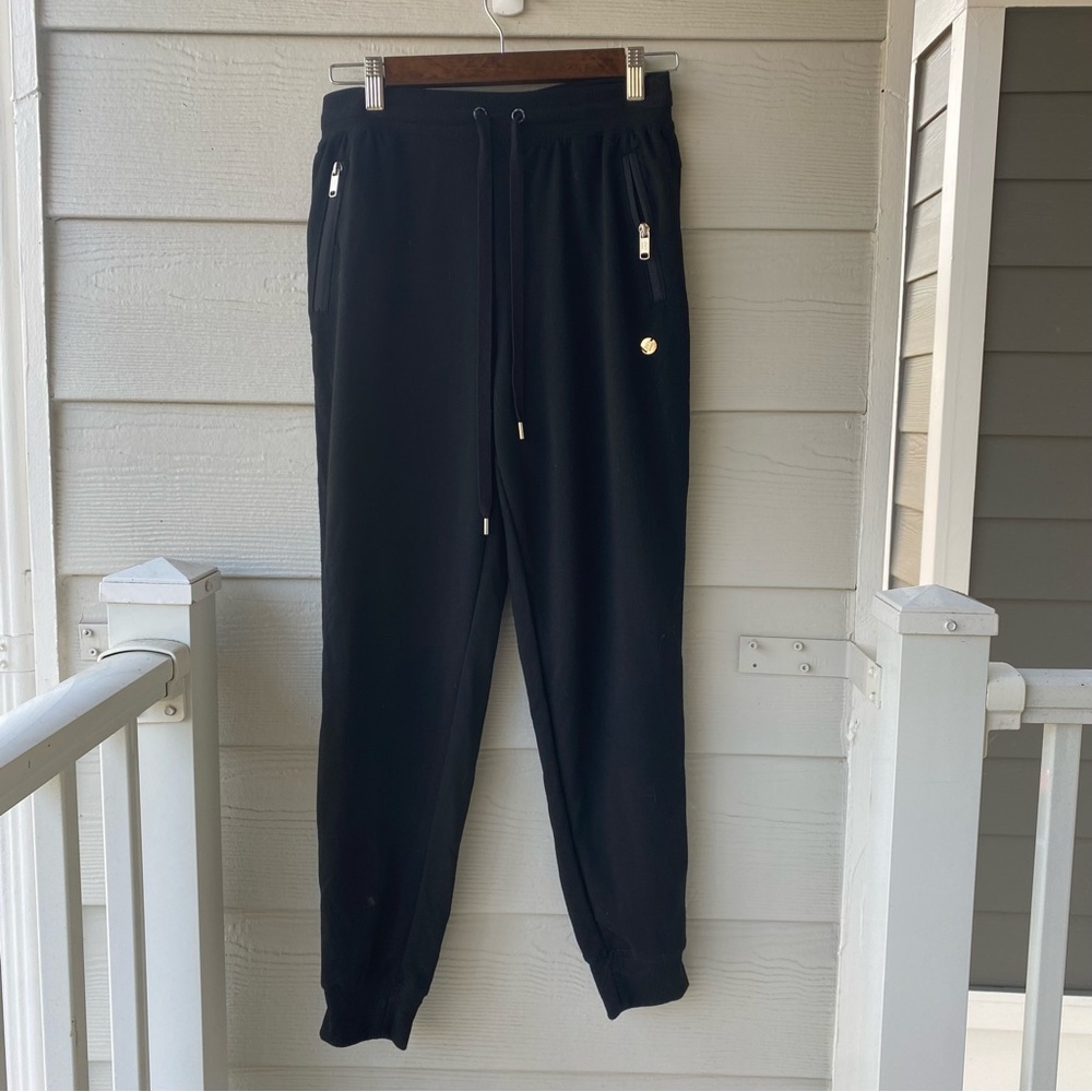 JONES NEW YORK Black Joggers With Pockets